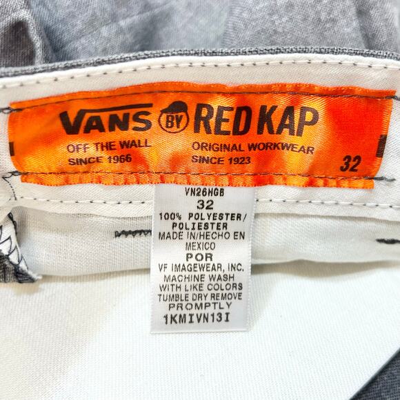 Vans x Red Kap Lot of 2 Shorts Mens Size 32 Gray and Black Workwear New - Picture 8 of 10